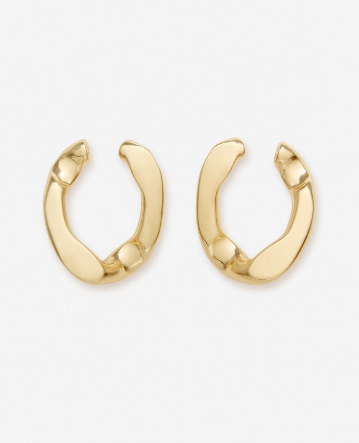 Bijoux | Boucles d’oreilles dorées grand anneau Gold | The Kooples Femme
