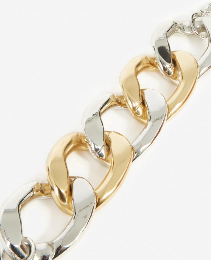 Bijoux | Bracelet bicolore métal à gros maillons Silver / Gold | The Kooples Femme